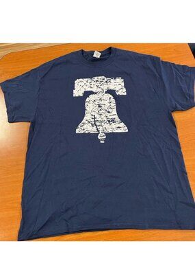 Philadelphia Phillies Liberty Bell T-Shirt XL Opening Day SGA Blue MLB